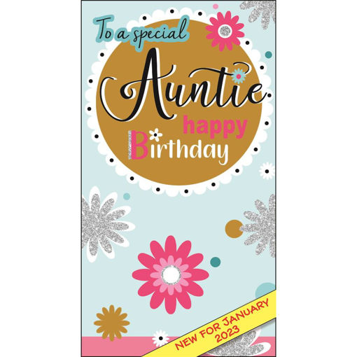 Picture of TO A SPECIAL AUNTIE HAPPY BIRTHDAY CARD